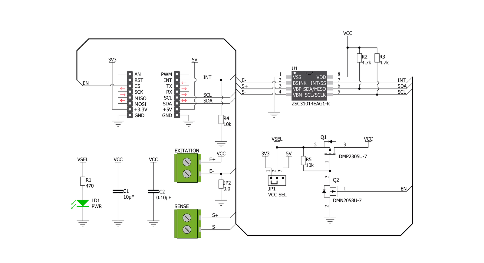 Load Cell 4 Click Schematic schematic