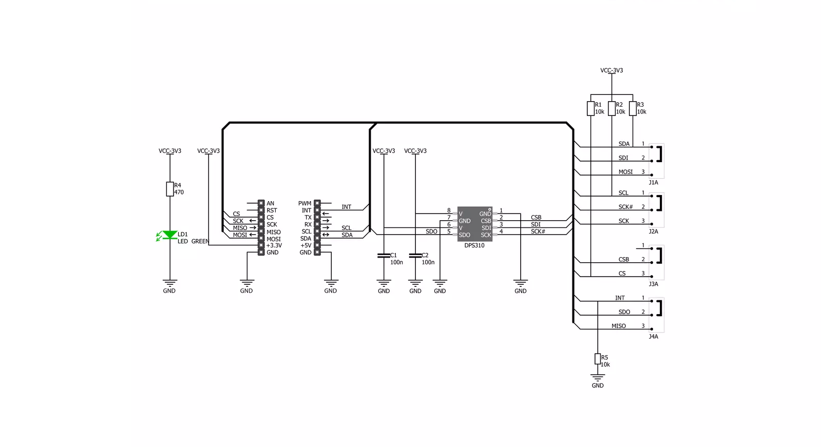 Pressure 3 Click Schematic schematic