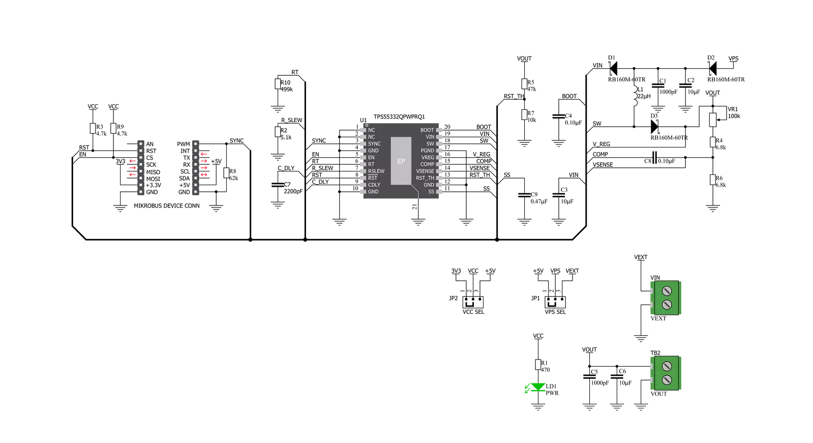 Boost 6 Click Schematic schematic