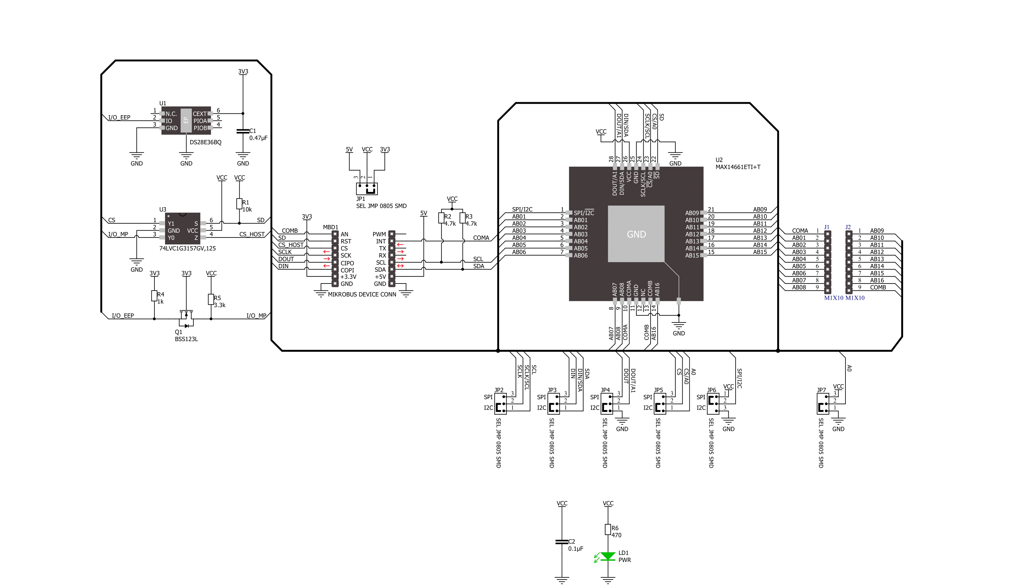 MUX 5 Click Schematic schematic