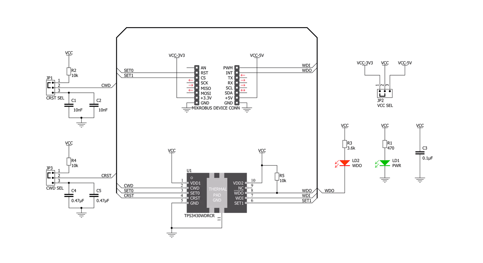 Watchdog Click Schematic schematic