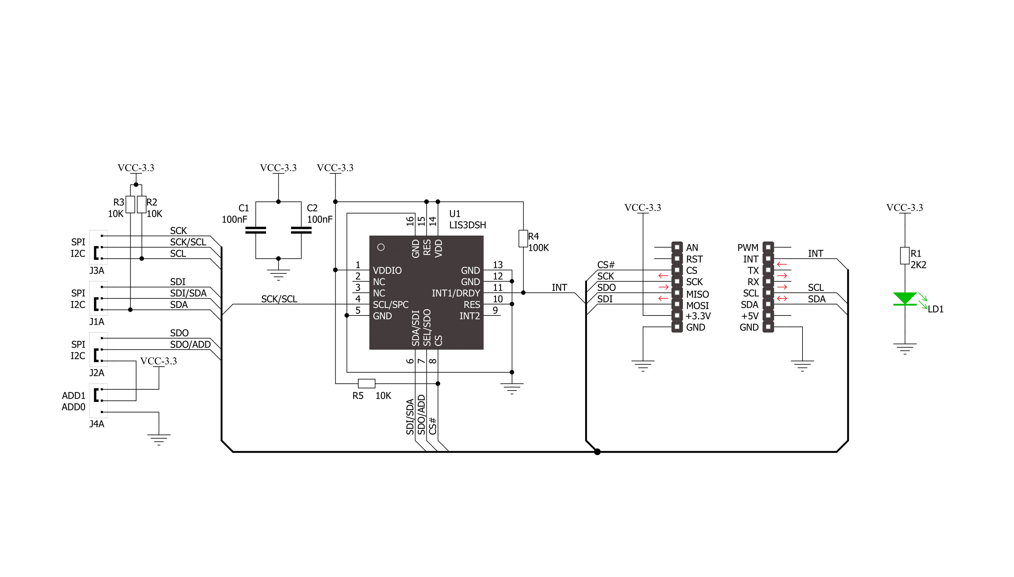 Accel2 Click Schematic schematic