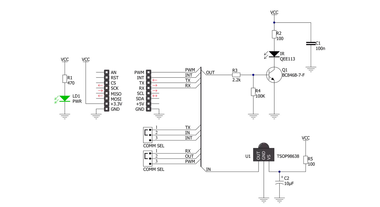 IR 2 Click Schematic schematic