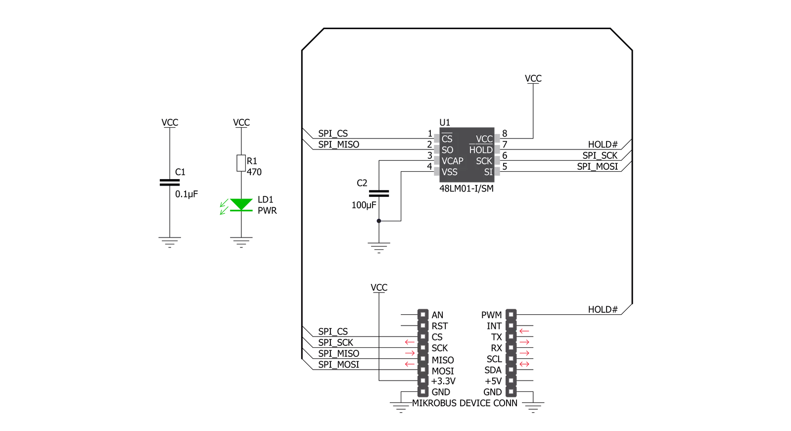 EERAM 2 Click Schematic schematic