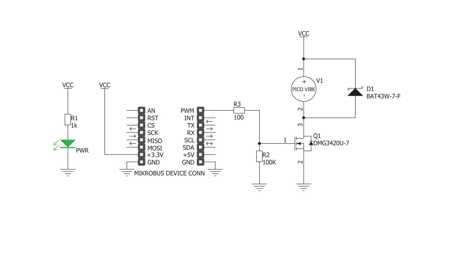 Vibro Motor Click Schematic schematic