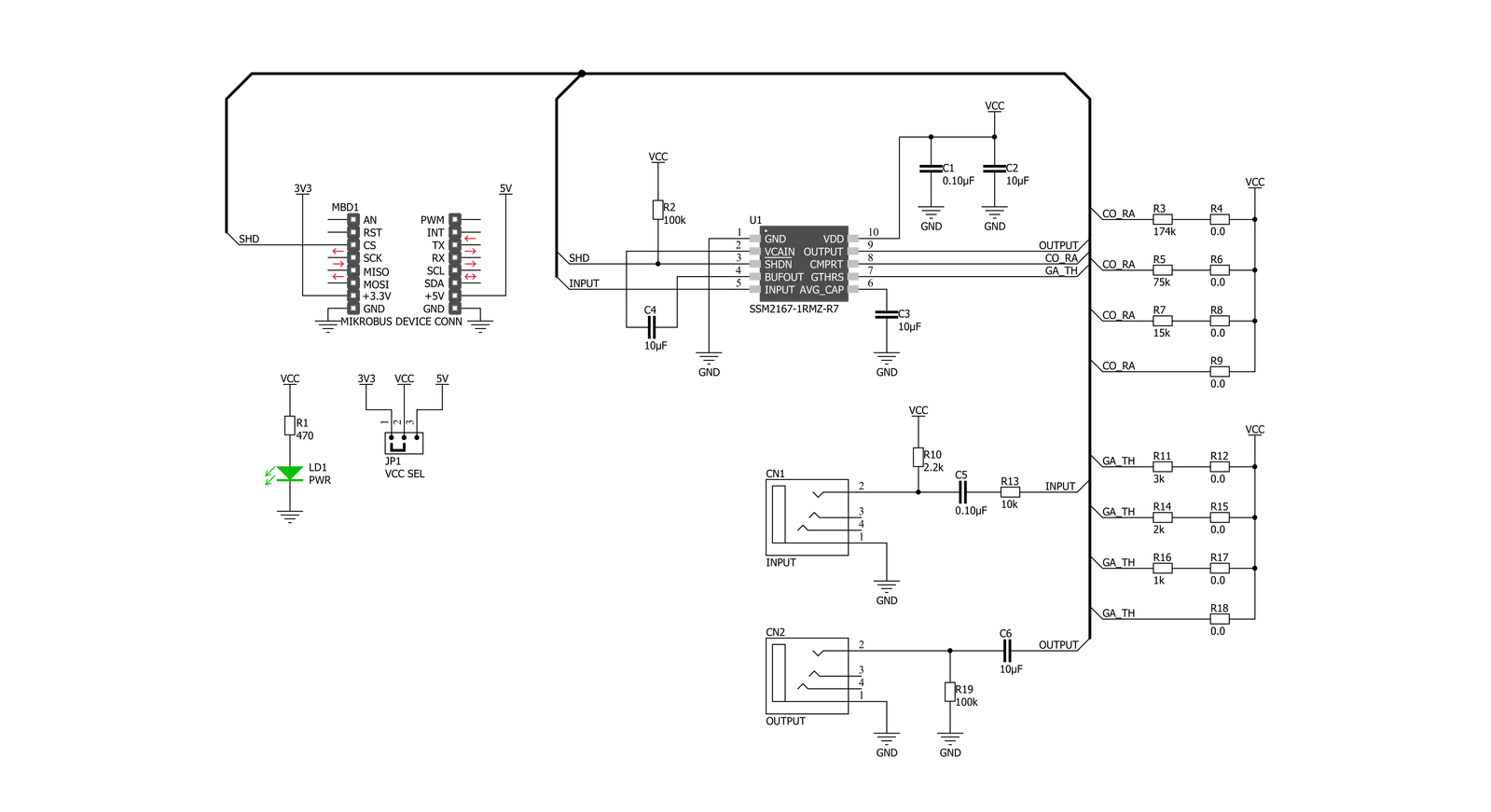 MIC 3 Click Schematic schematic