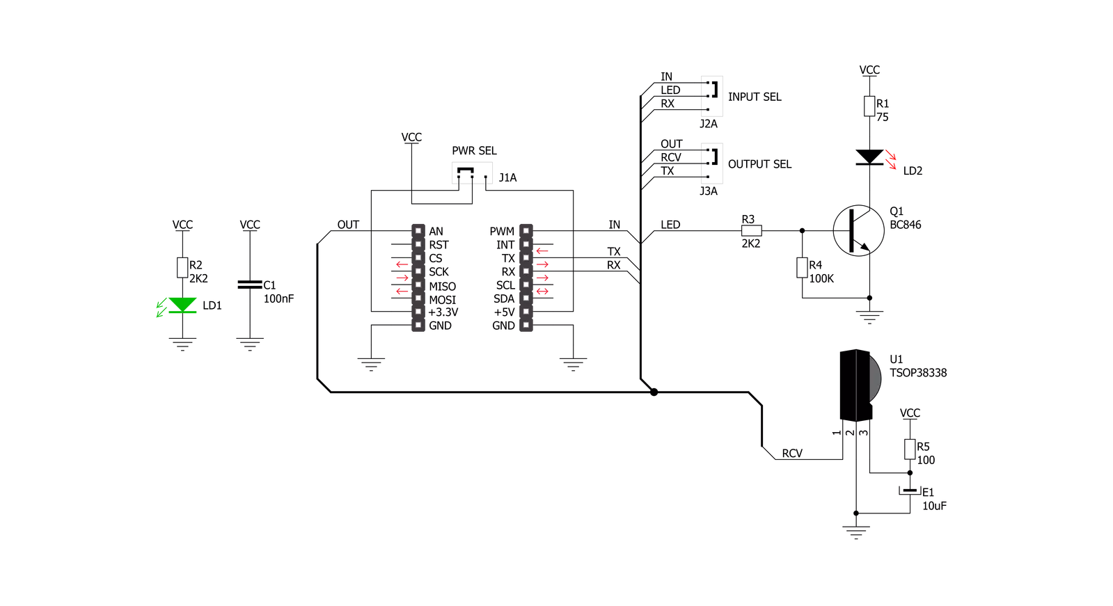 IR Click Schematic schematic