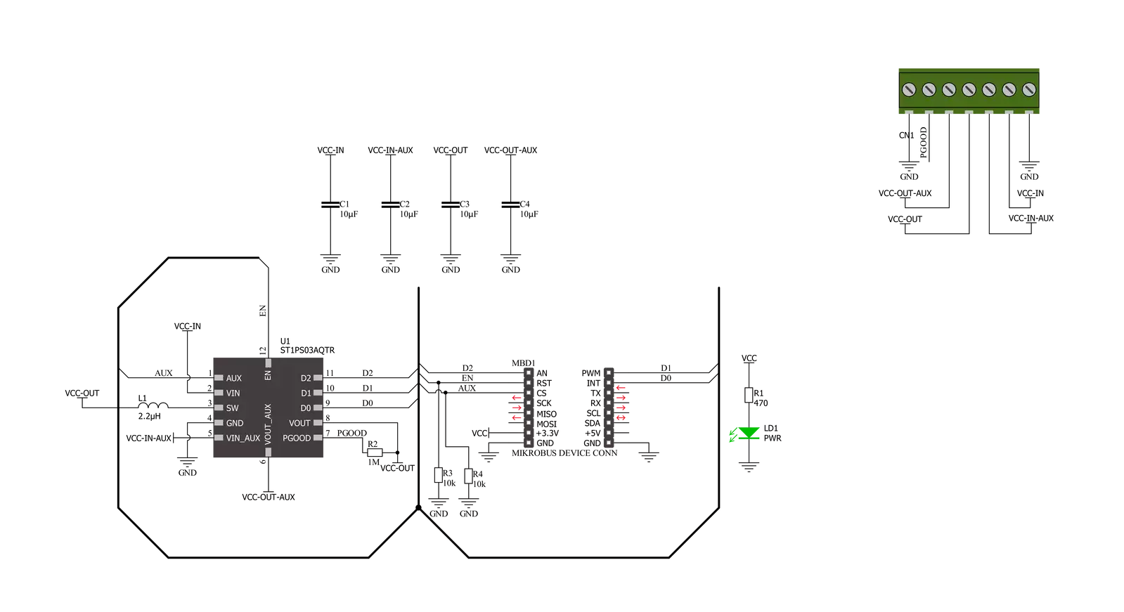 Step Down 3 Click Schematic schematic