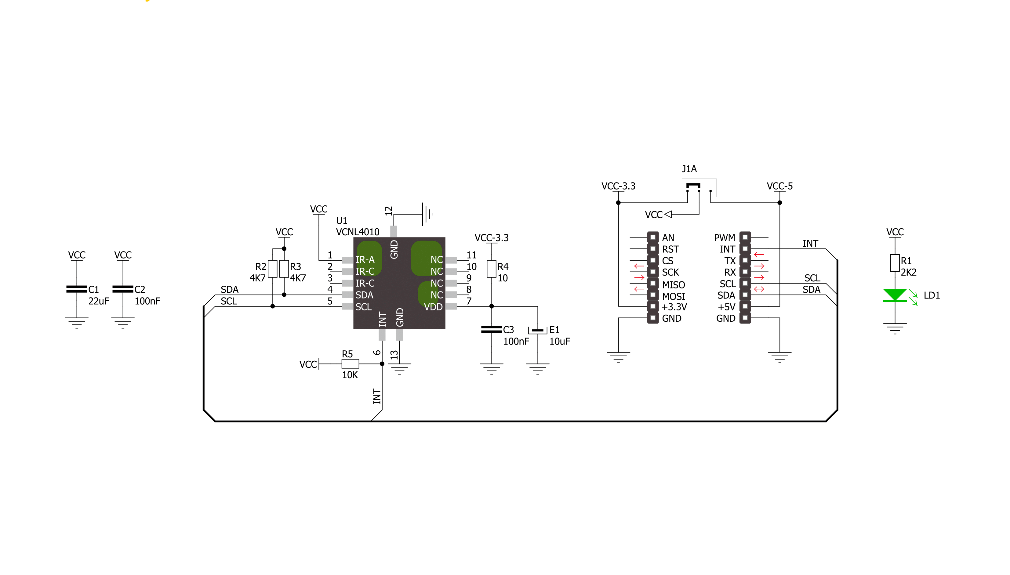 Proximity Click Schematic schematic