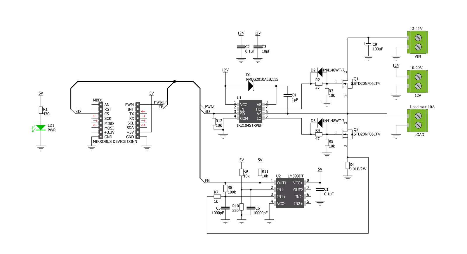 Driver 2 Click Schematic schematic