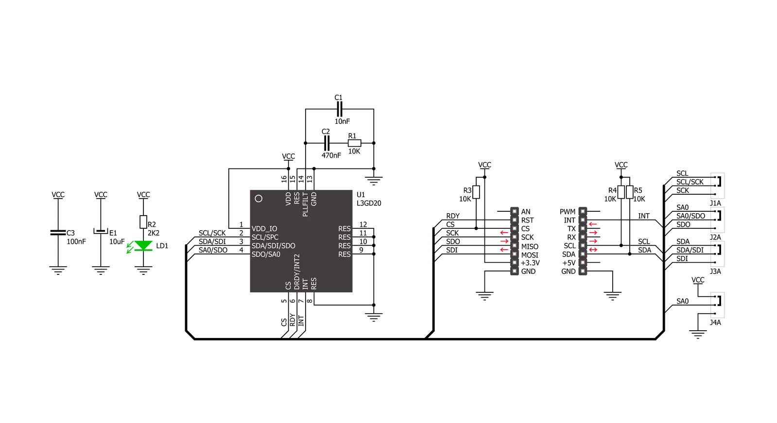 Gyro Click Schematic schematic