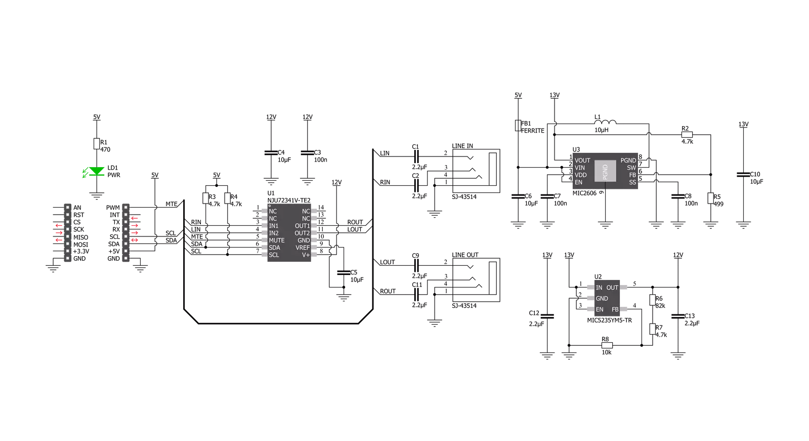 Volume 2 Click Schematic schematic