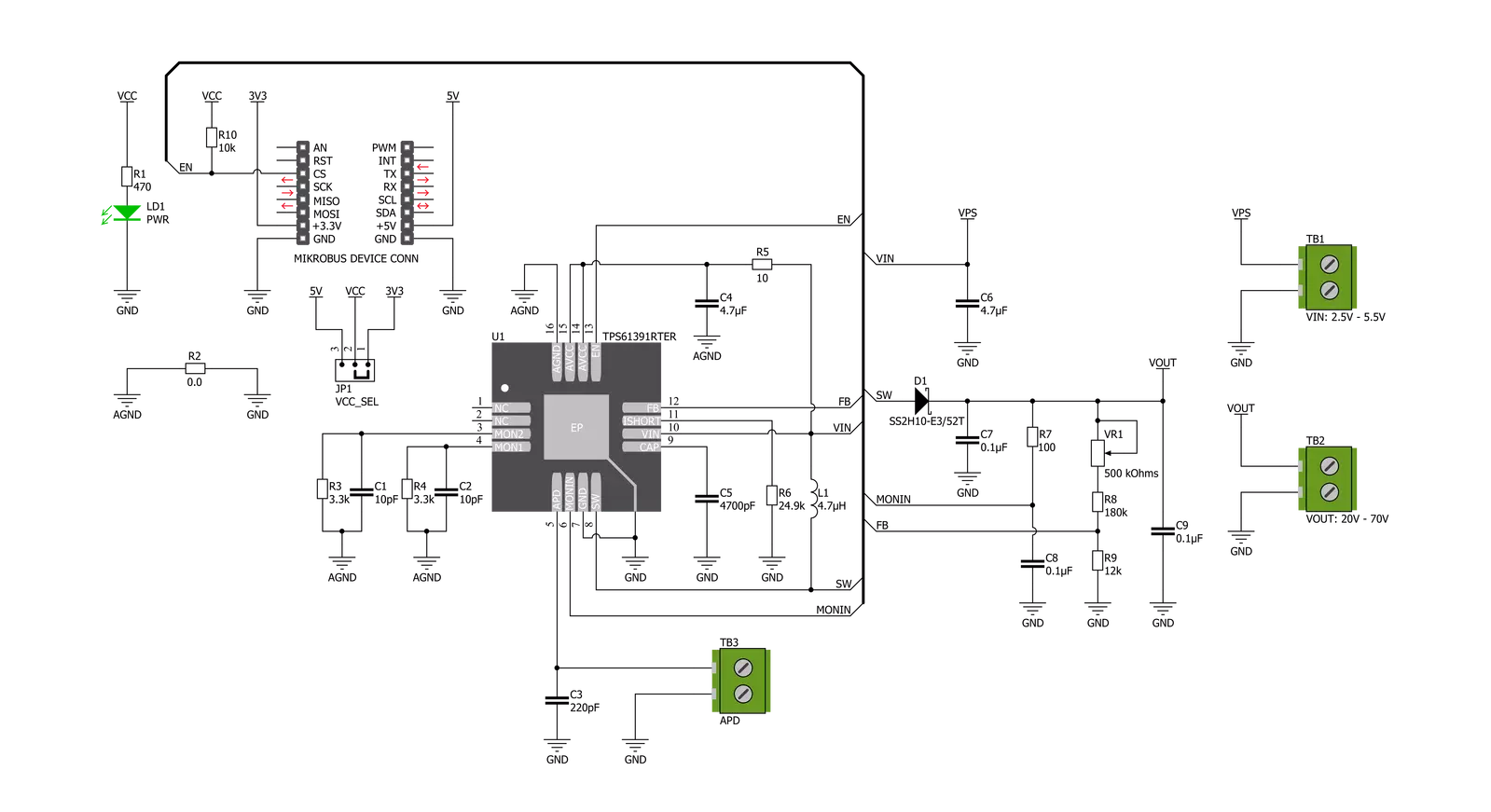 Boost 3 Click Schematic schematic