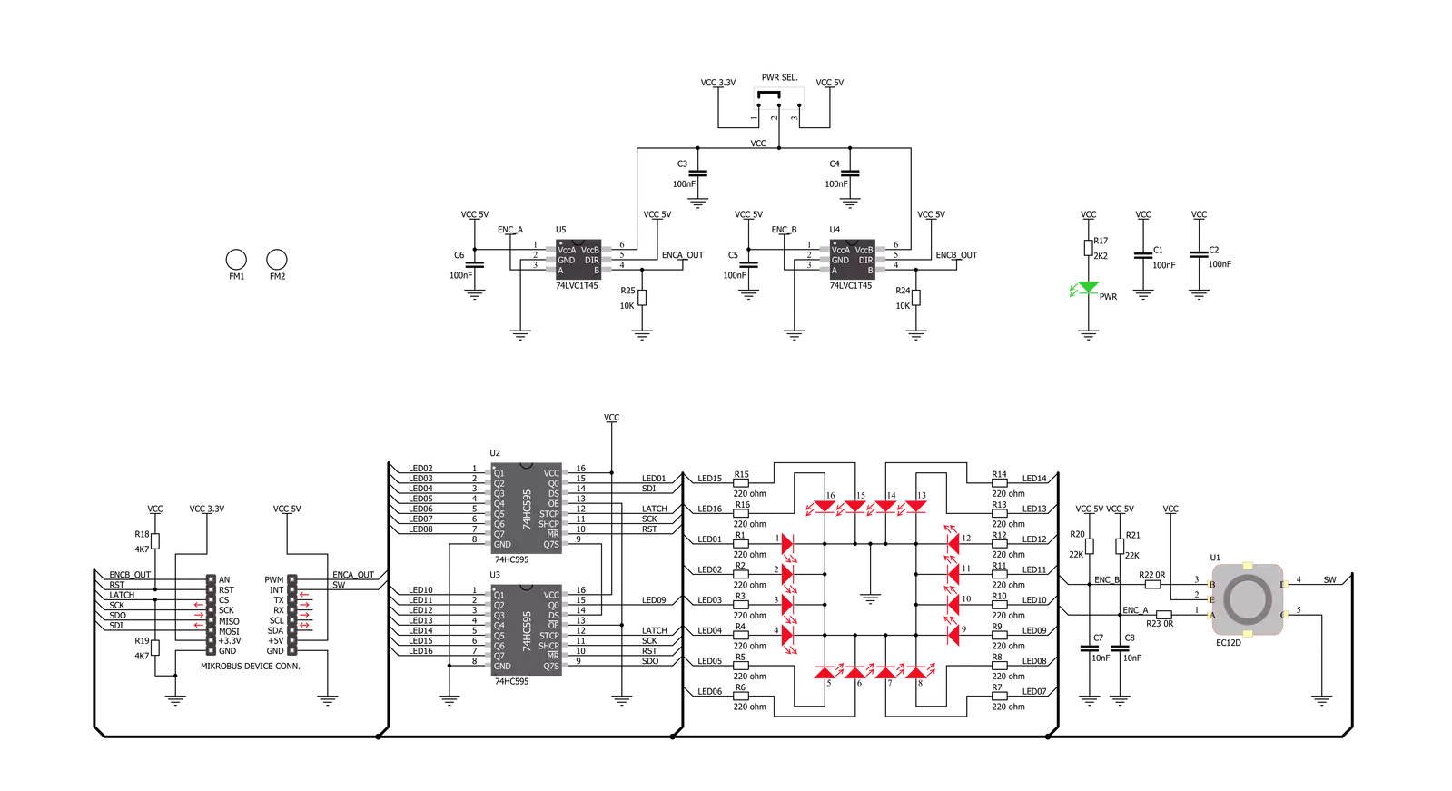 ROTARY R Click Schematic schematic