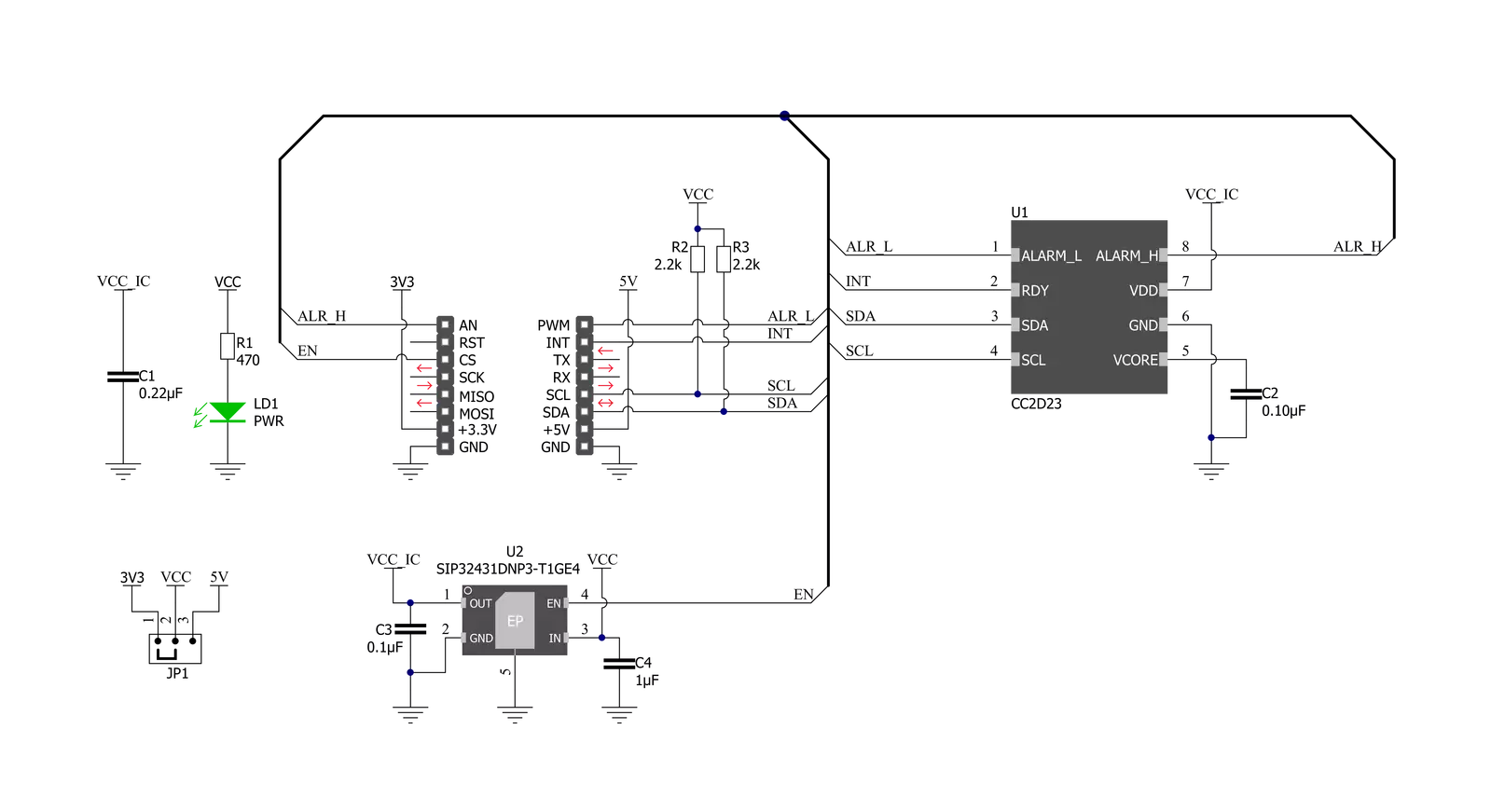 Temp&Hum 20 Click Schematic schematic