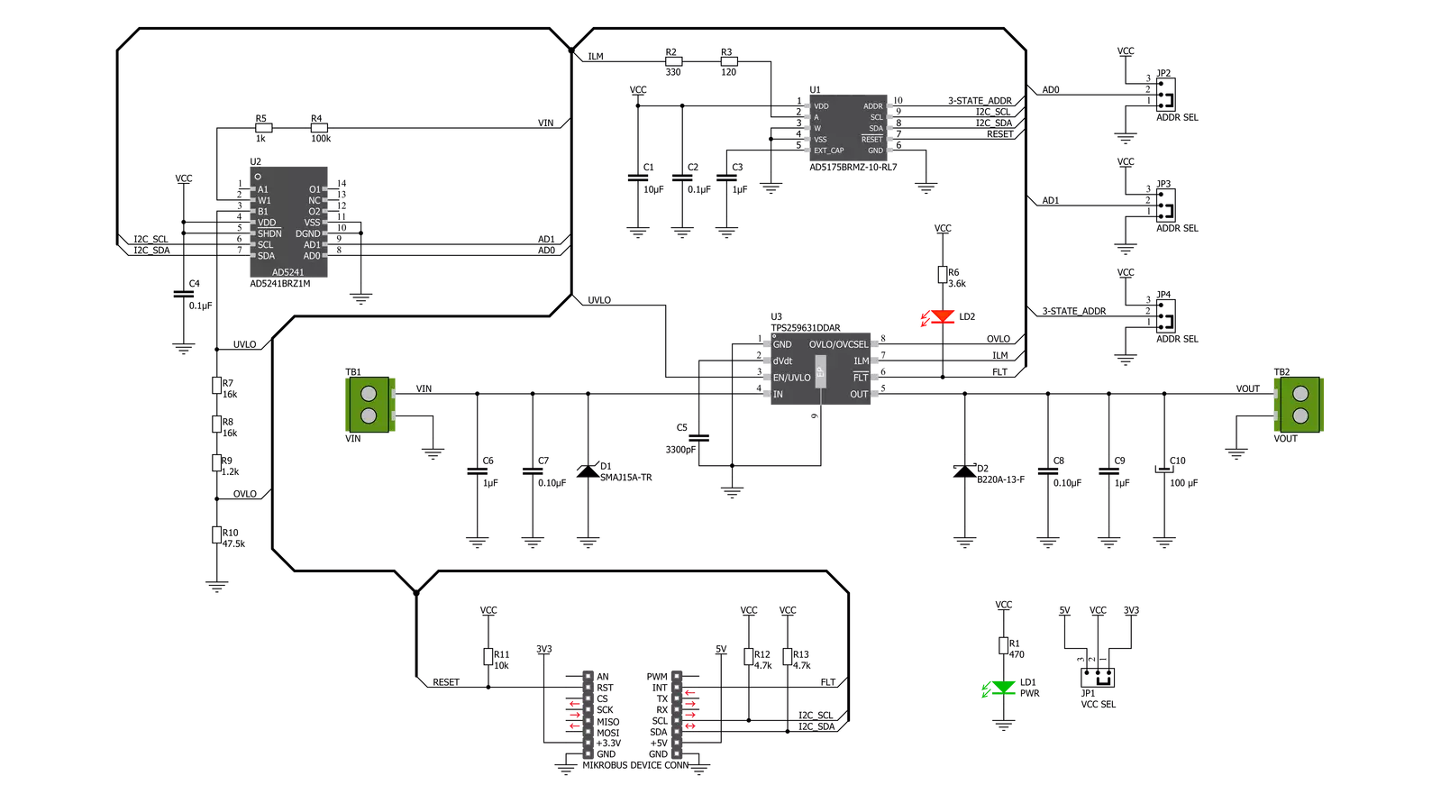 eFuse 2 Click Schematic schematic