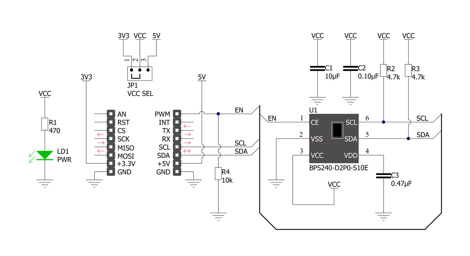 Temp&Hum 19 Click Schematic schematic