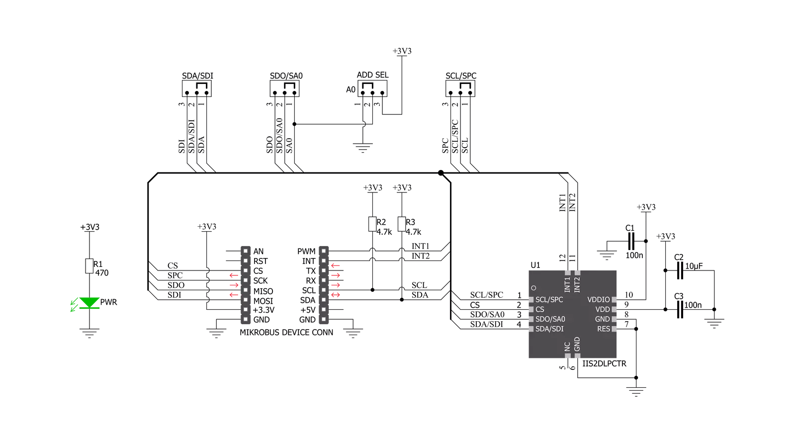 Accel 13 Click Schematic schematic