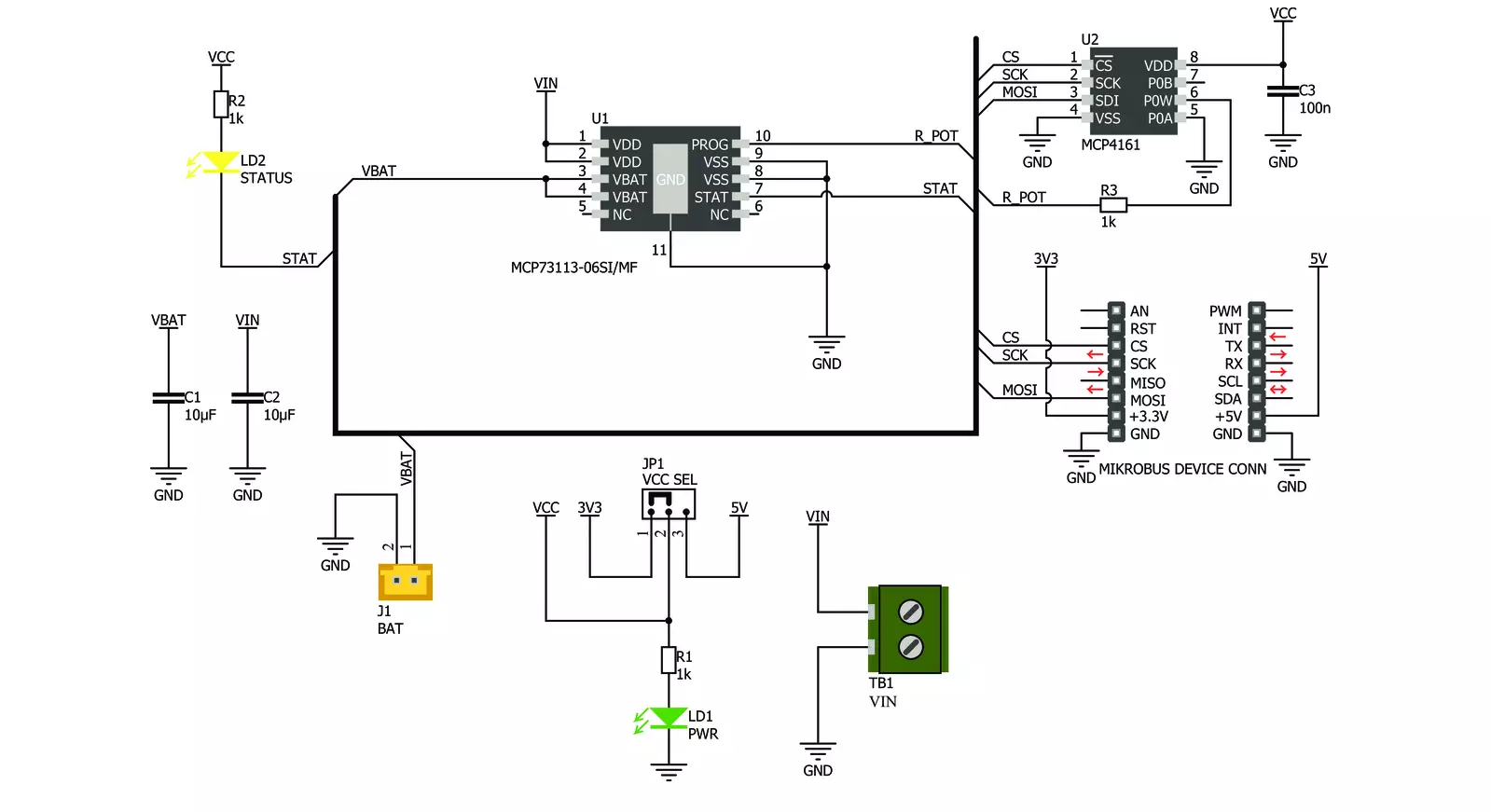 Charger 5 click Schematic schematic