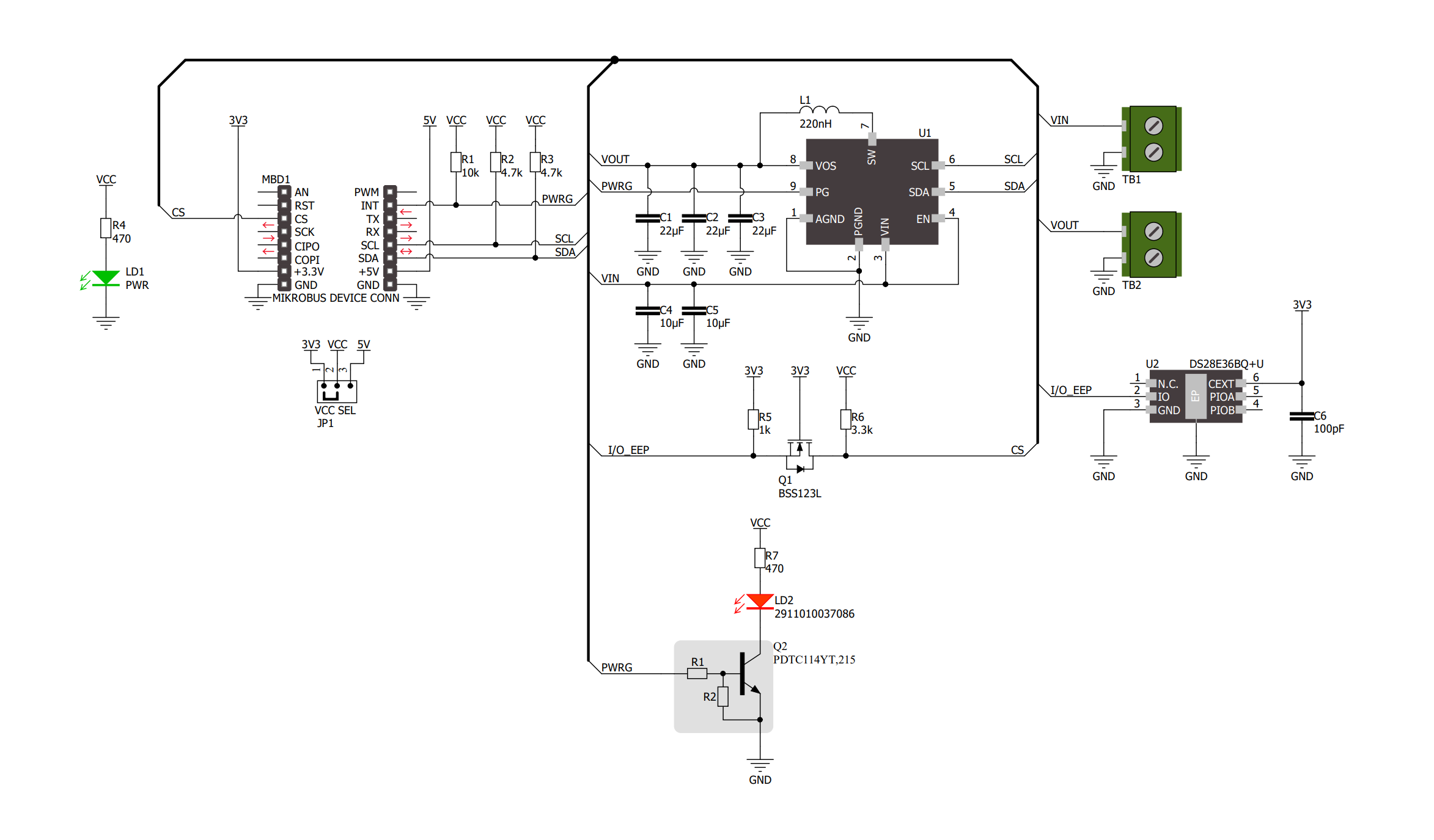 Buck 22 click schematic schematic