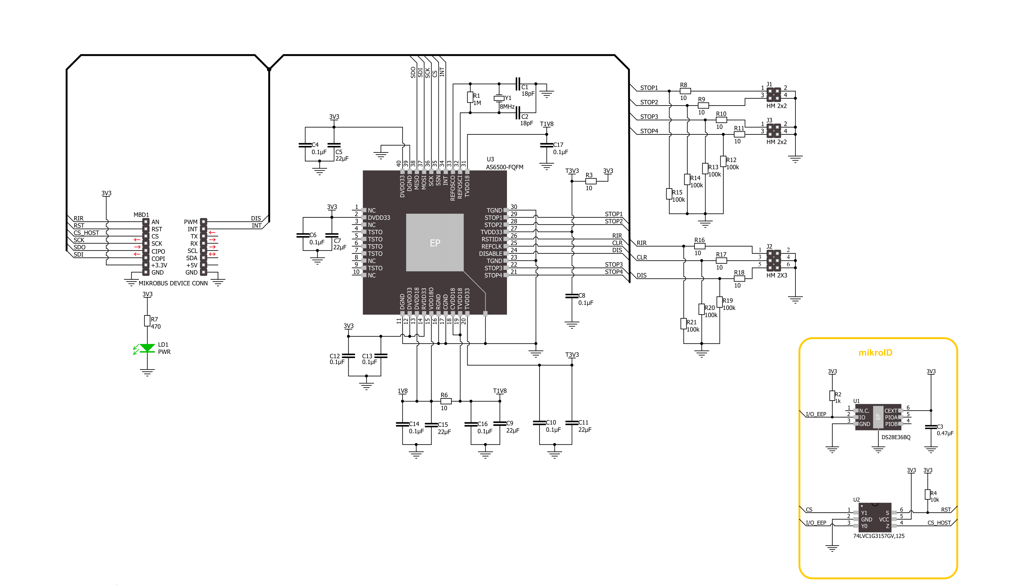 TDC 2 Click Schematic schematic