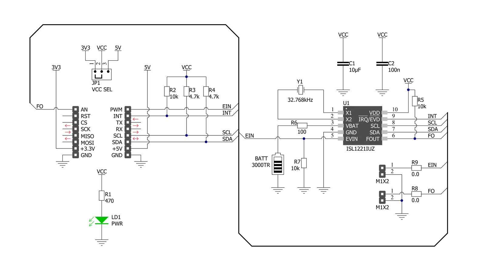 RTC 14 Click Schematic schematic