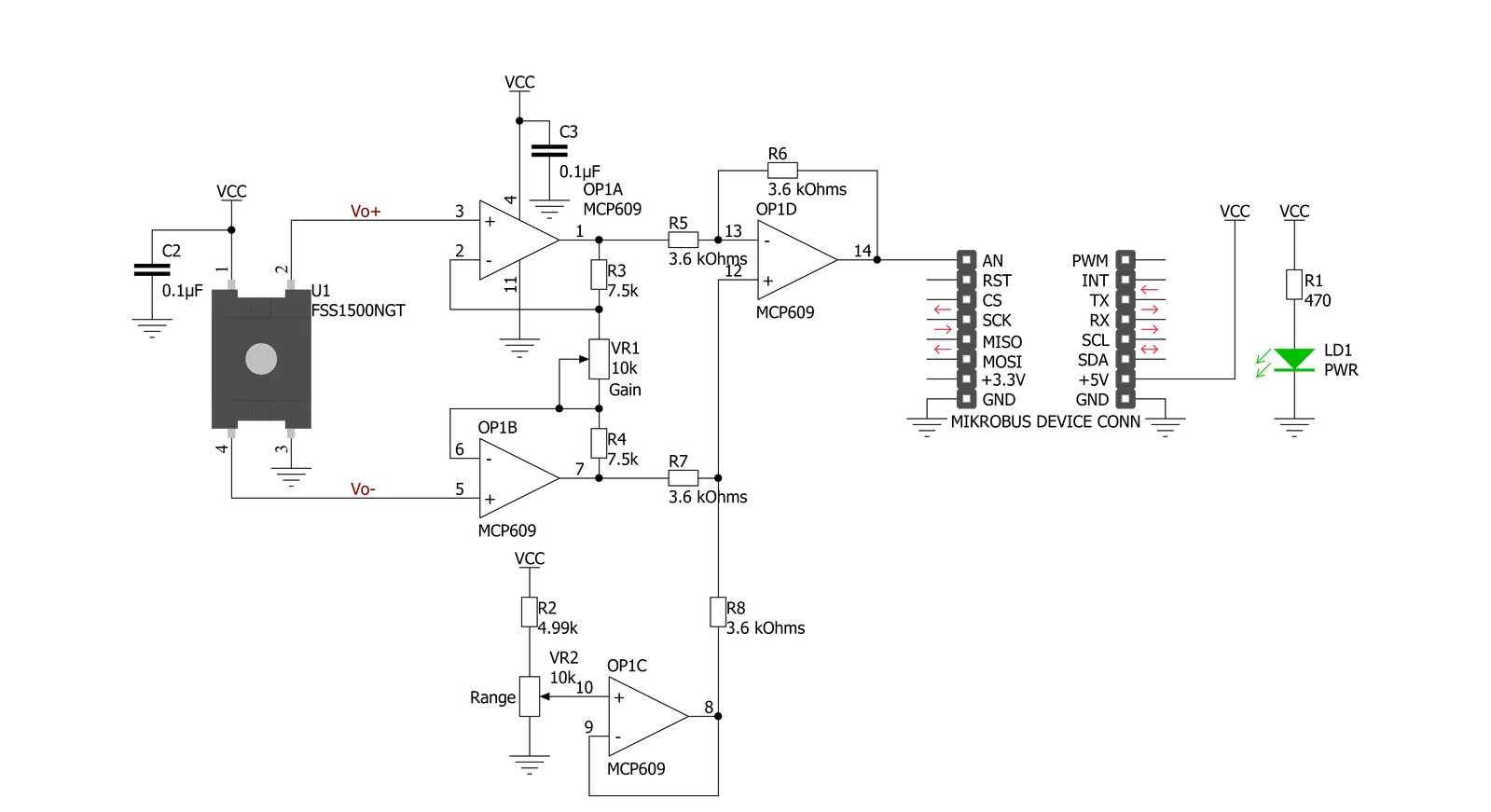 Force 2 Click Schematic schematic