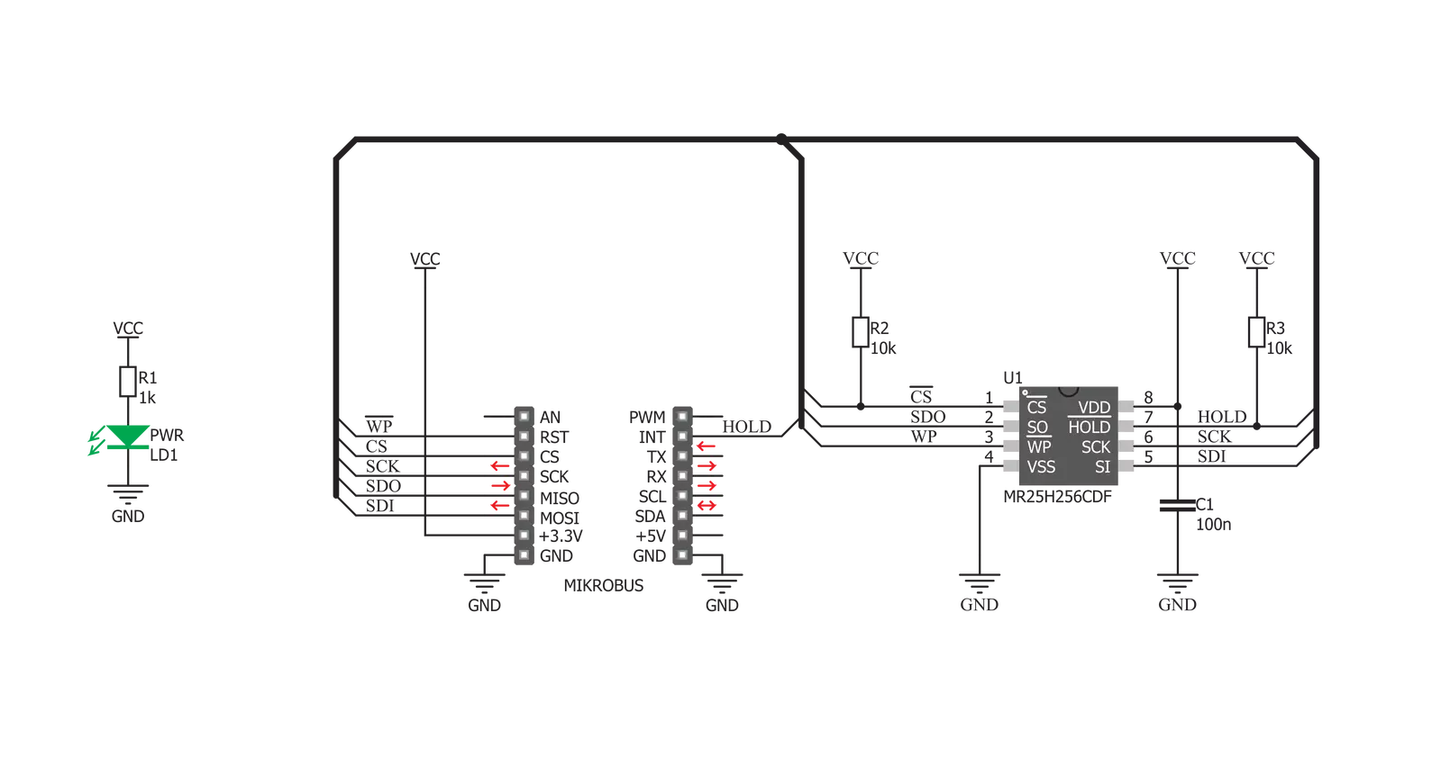 MRAM Click Schematic schematic