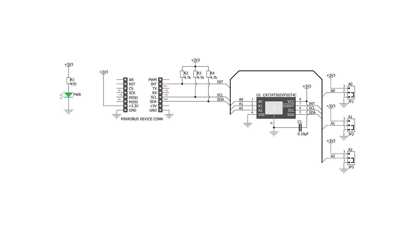 Temp-Log 5 Click Schematic schematic