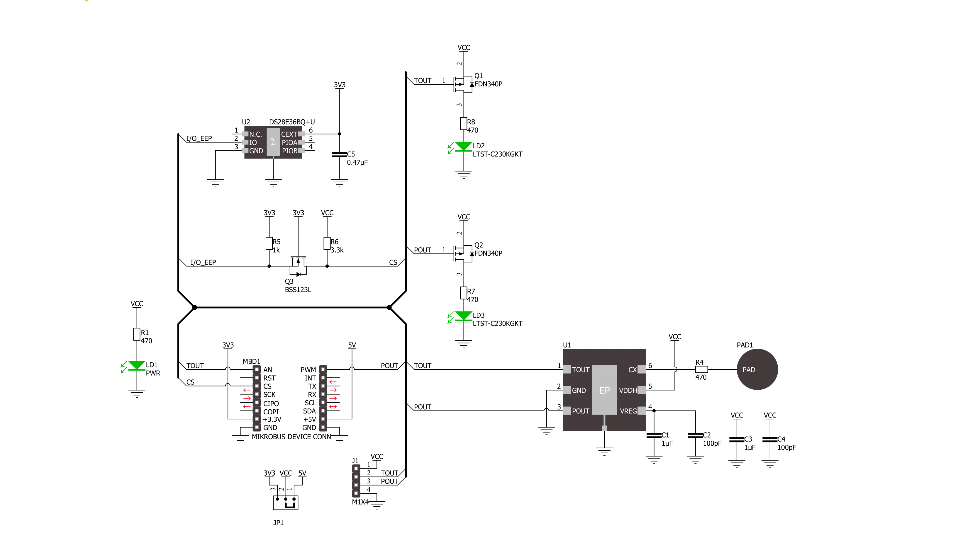 Cap Touch 6  Click Schematic schematic