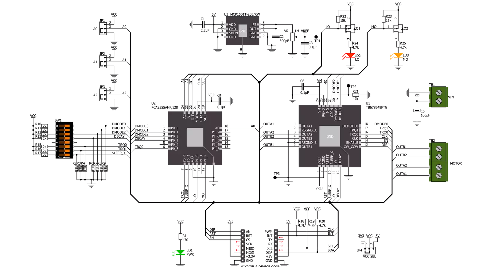 Stepper 12 Click Schematic schematic