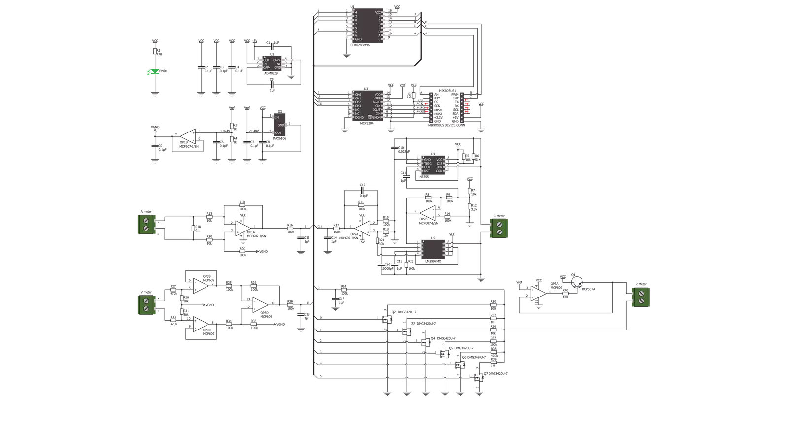 Multimeter Click Schematic schematic