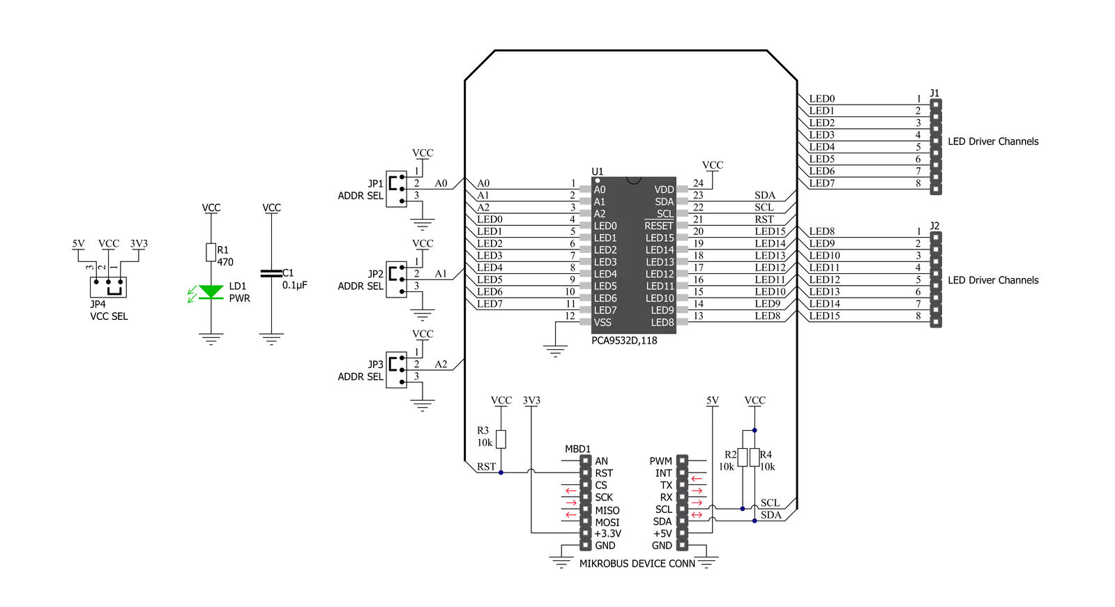 LED Driver 12 Click Schematic schematic