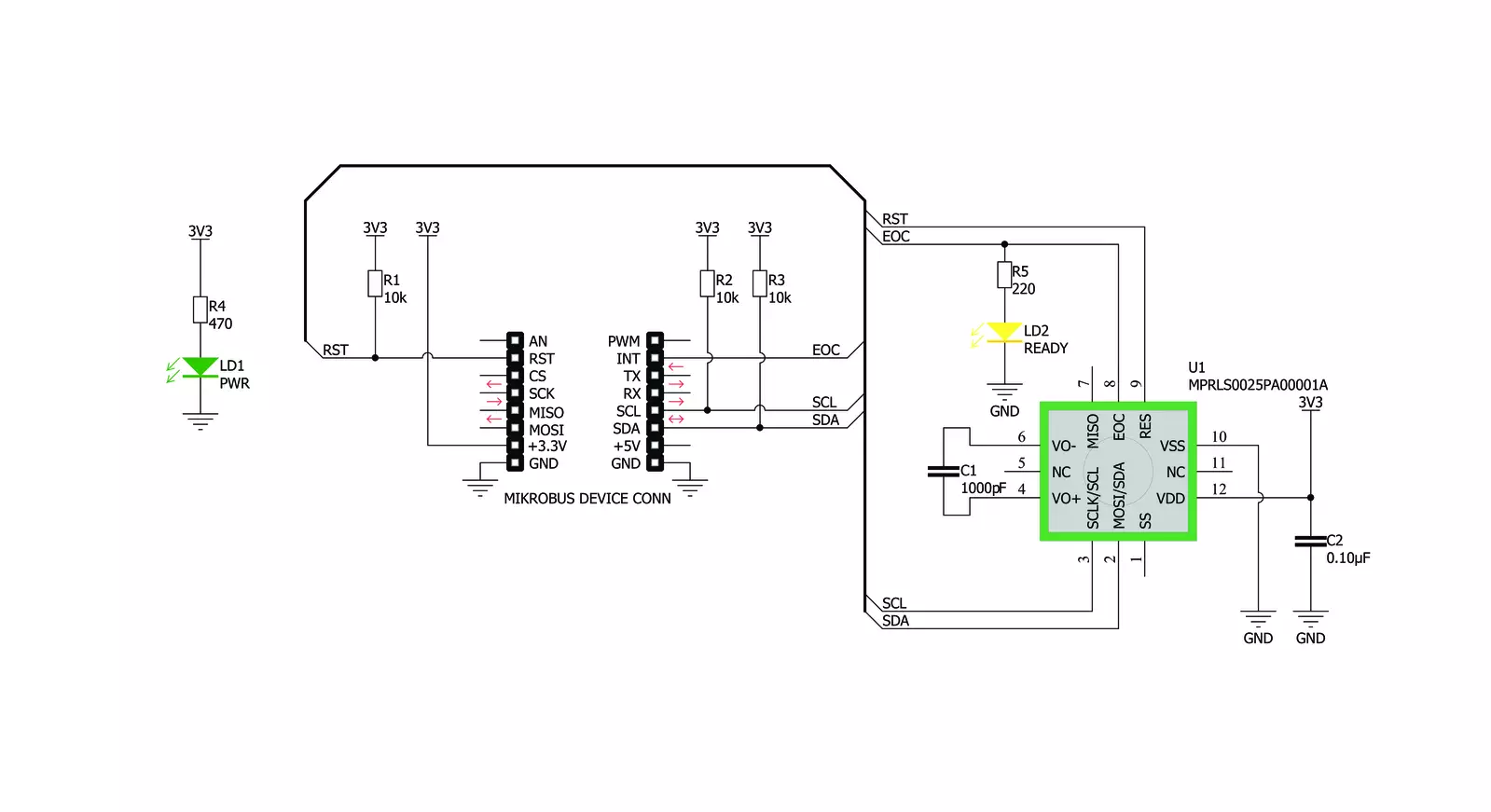 Pressure 8 Click Schematic schematic