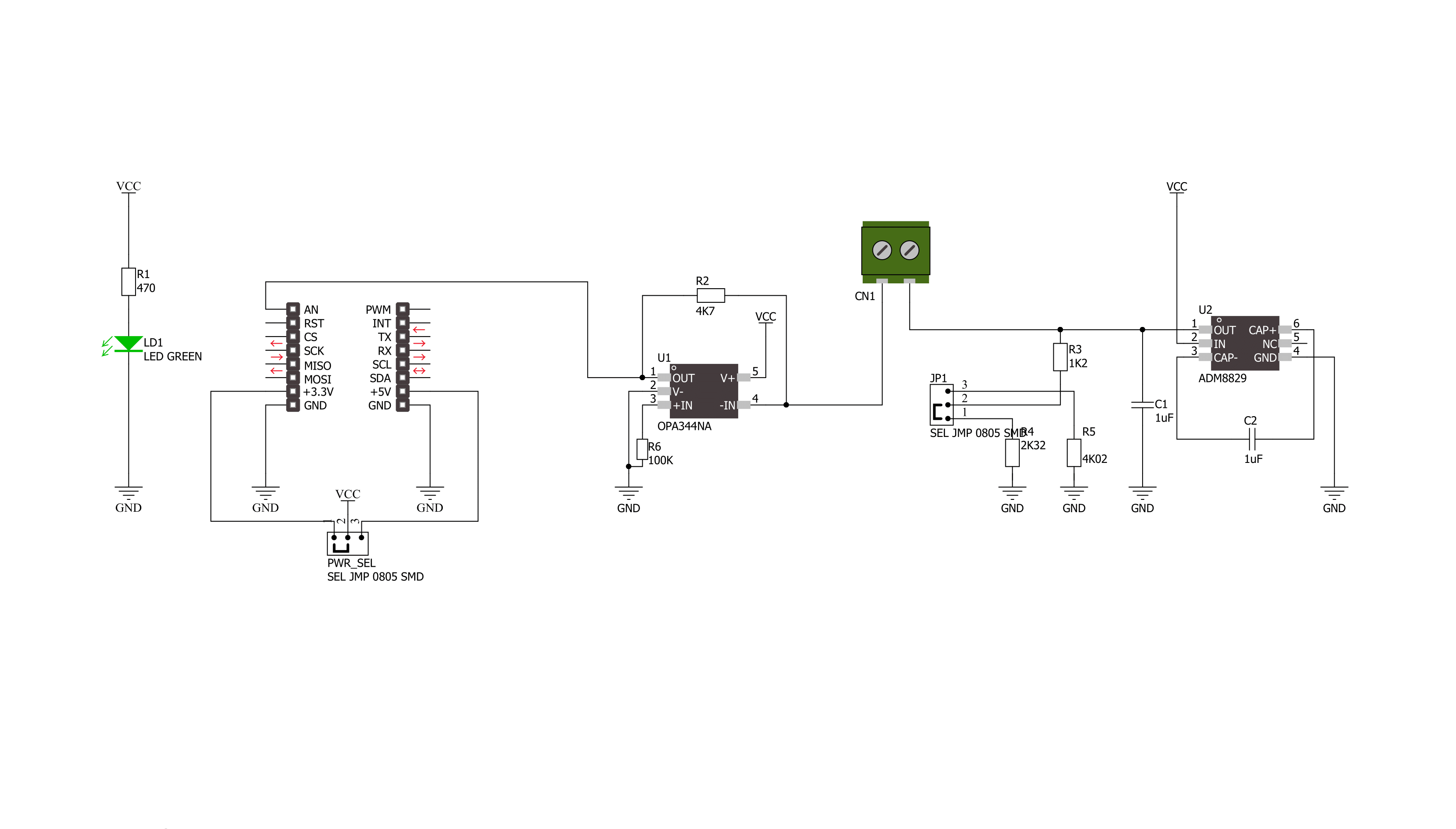 Force Click Schematic schematic