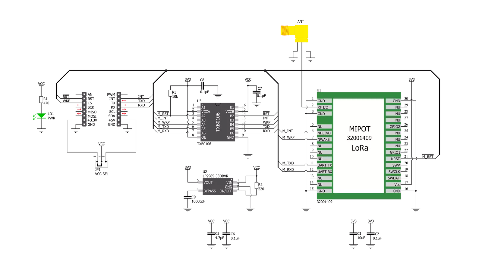 LR 5 Click Schematic schematic