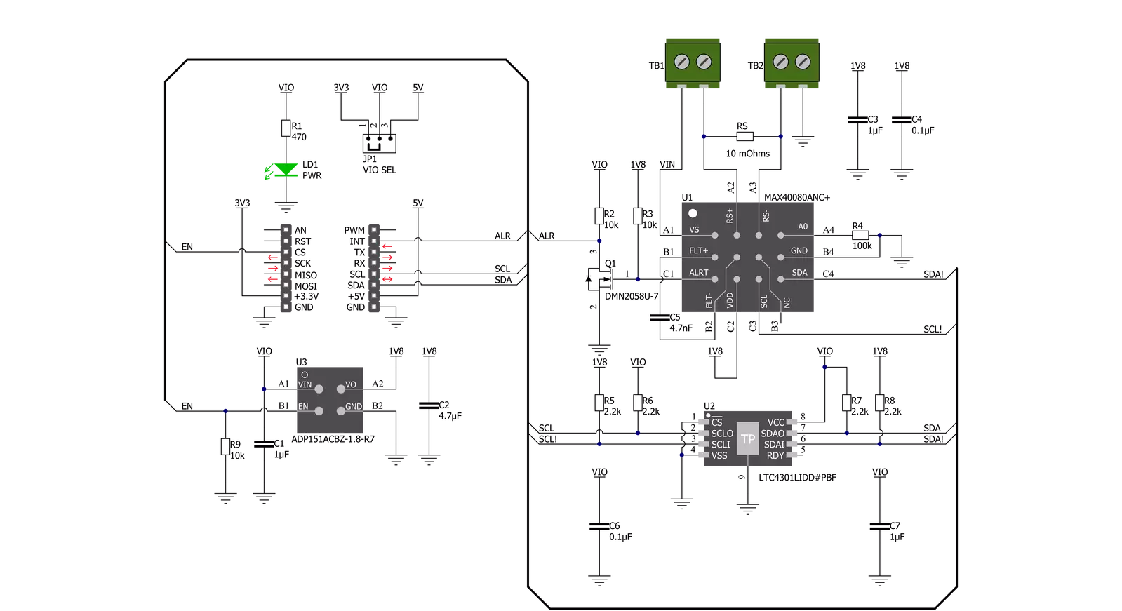 Current 6 Click Schematic schematic