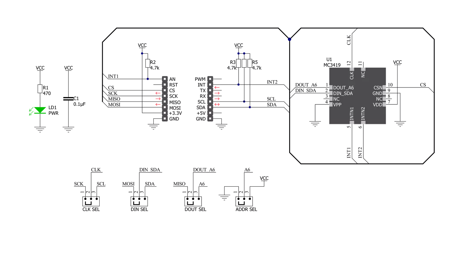 Accel 18 Click Schematic schematic