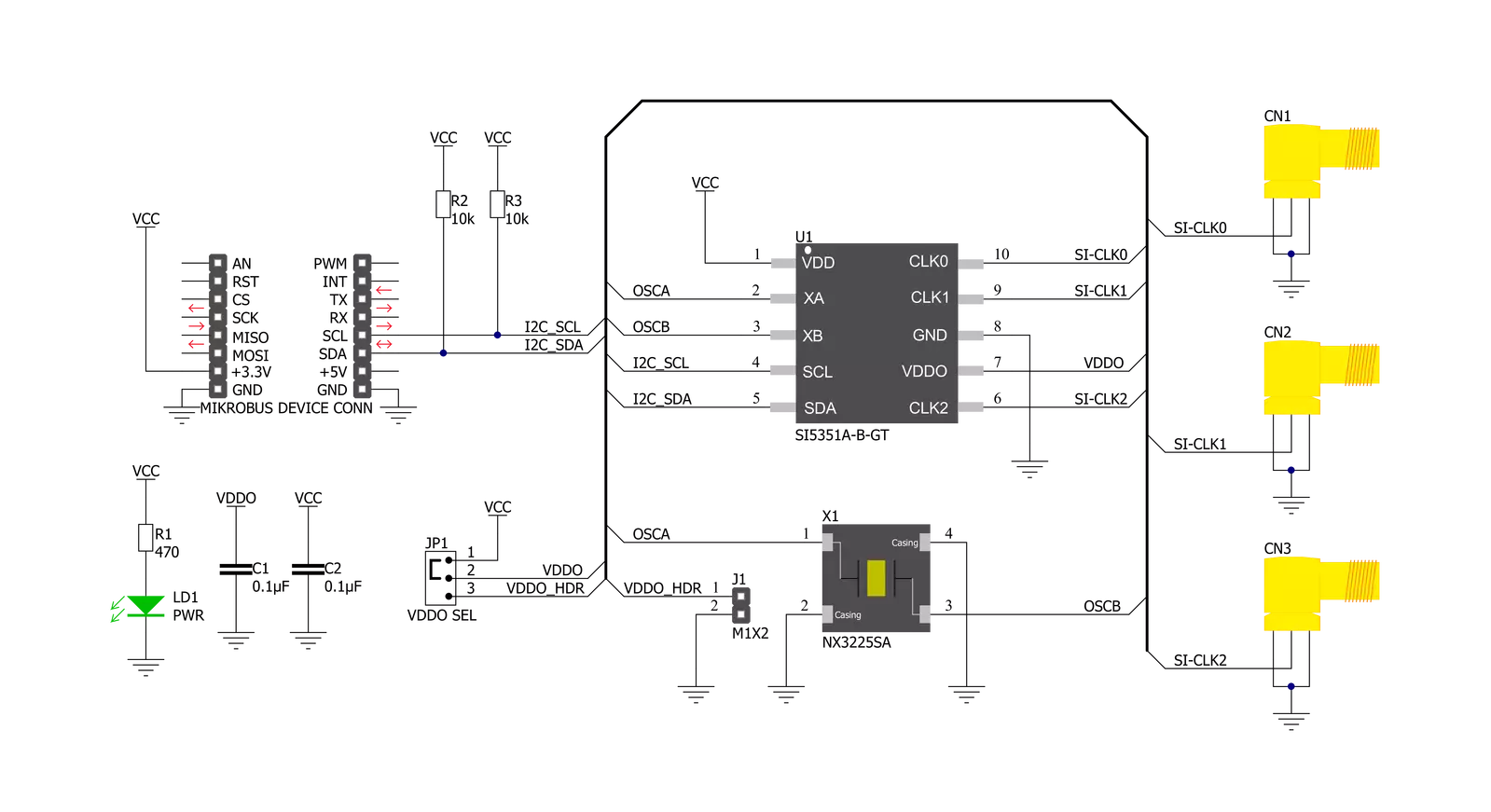 Clock Gen Click Schematic schematic