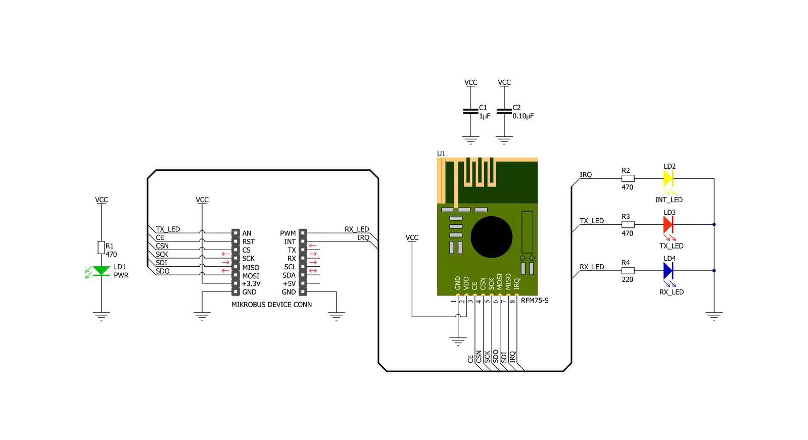 ISM Click Schematic schematic