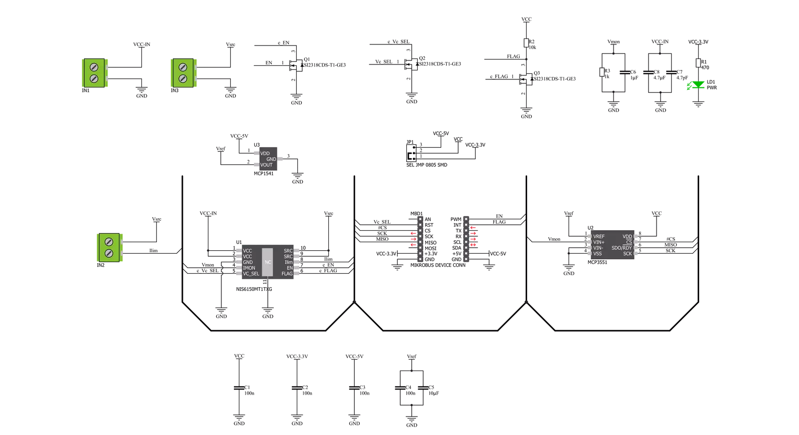 eFuse 3 Click Schematic schematic