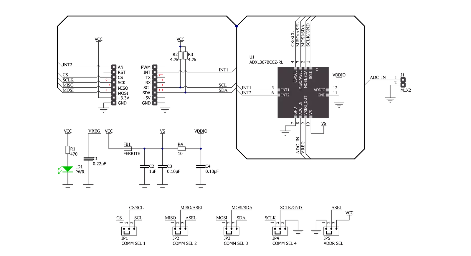 Accel 22 Click Schematic schematic