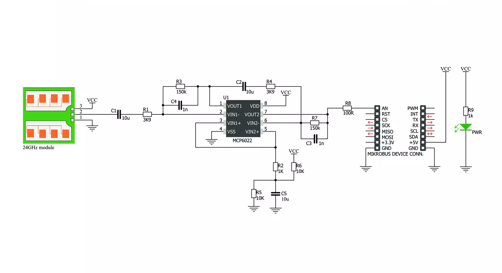 Microwave Click Schematic schematic