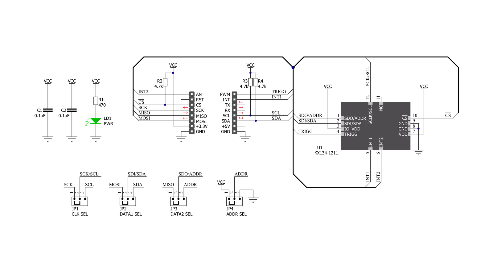 Accel 20 Click Schematic schematic