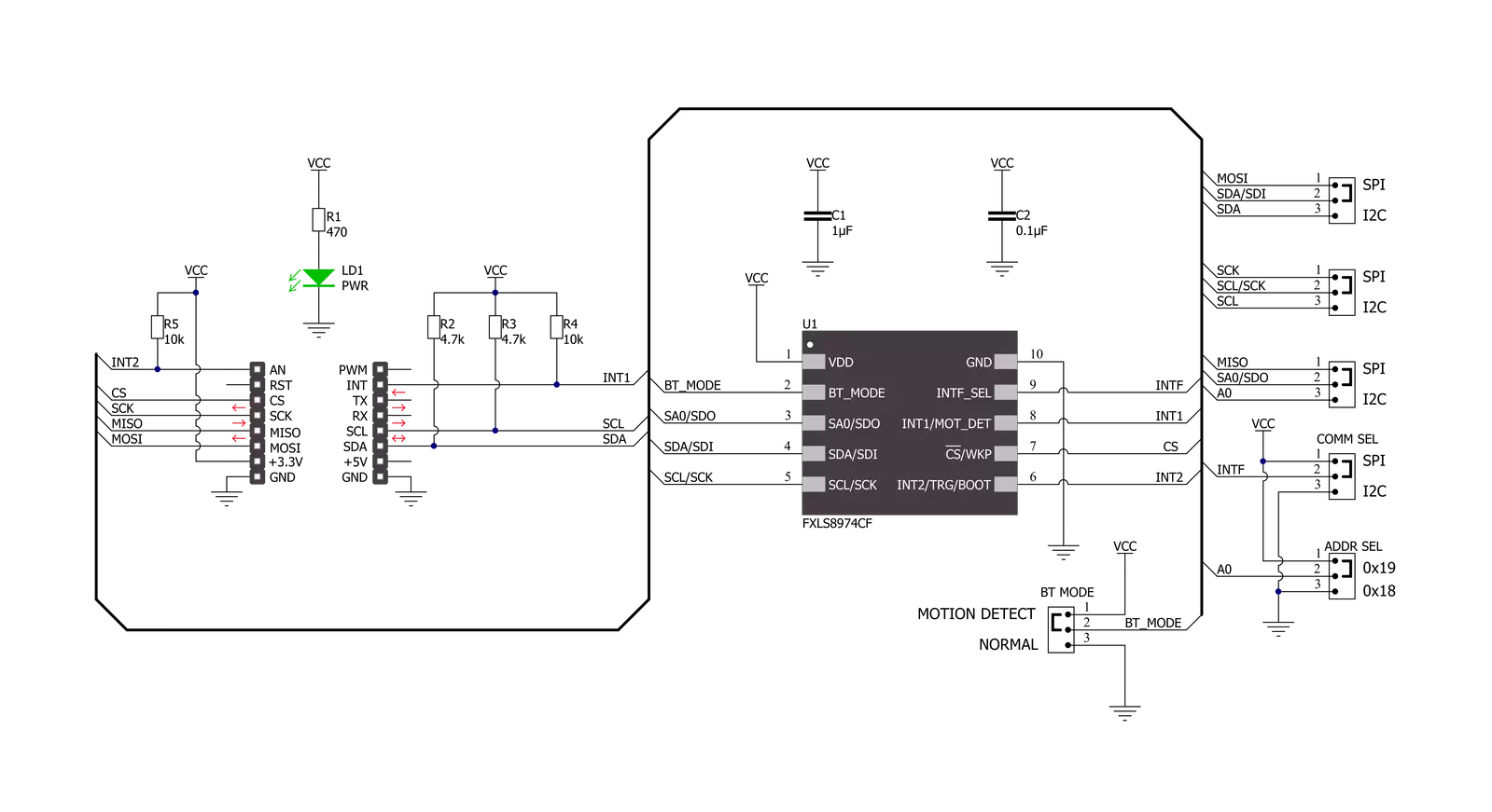 Accel 4 Click Schematic schematic