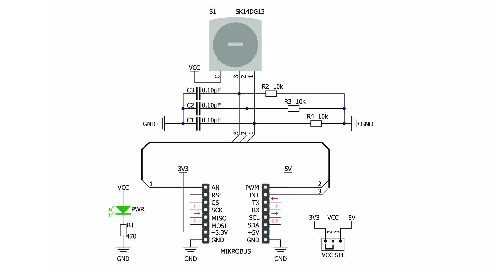 Keylock Click Schematic schematic