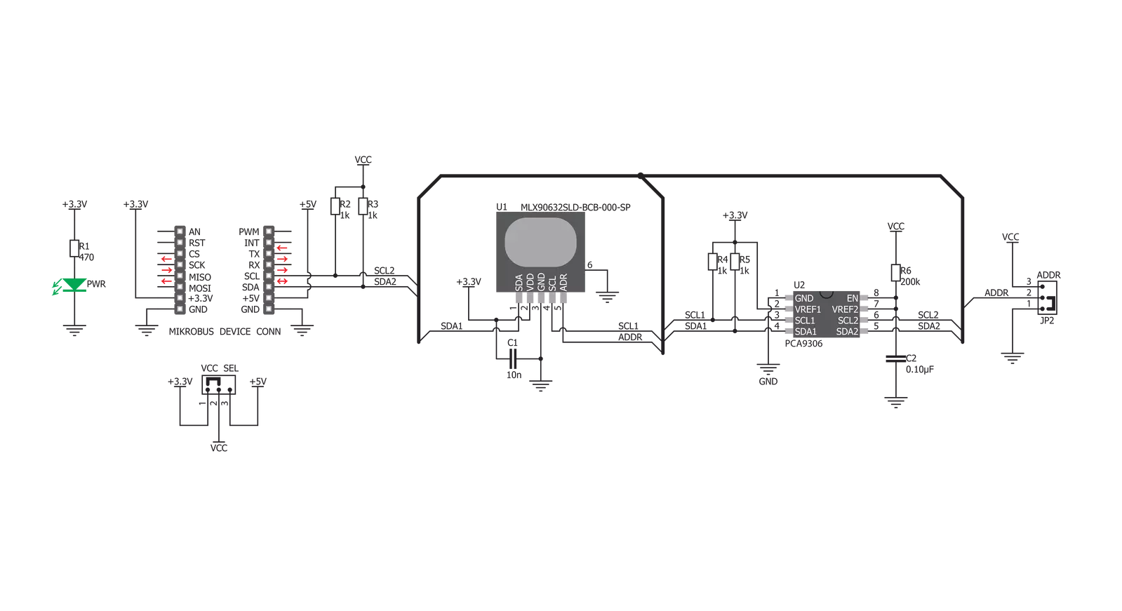 IrThermo 3 Click Schematic schematic