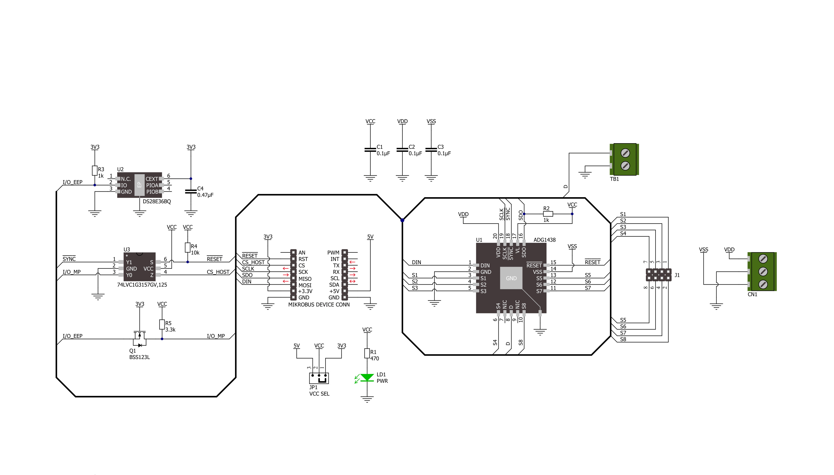 MUX 9 Click Schematic schematic