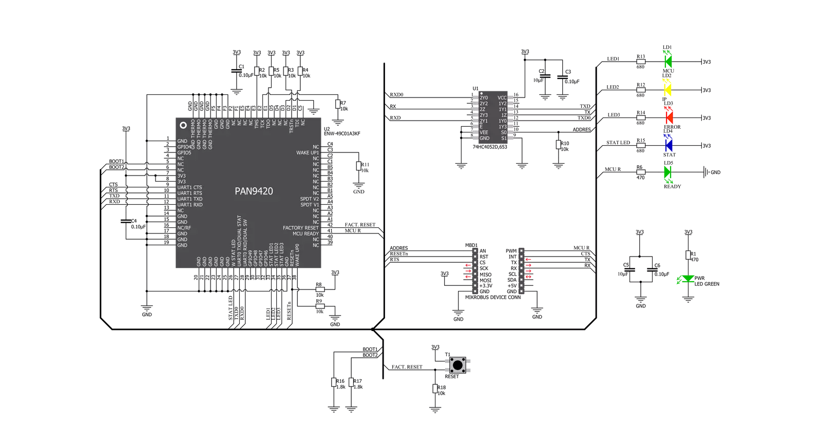 WiFi 9 Click Schematic schematic