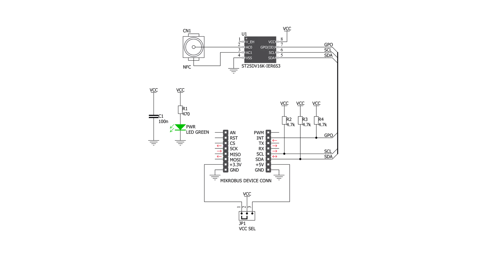 NFC Extend Click Schematic schematic